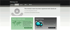 Desktop Screenshot of lillemag.com